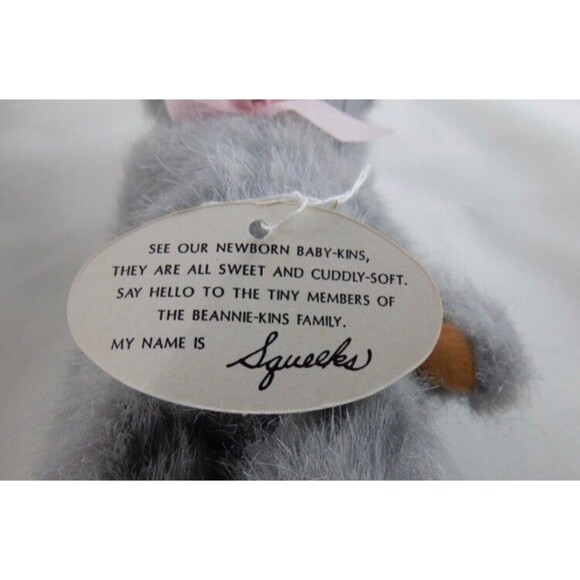 CMC 1987 Beannie Kins Jointed Baby-Kins Plush RARE - Picture 6 of 6